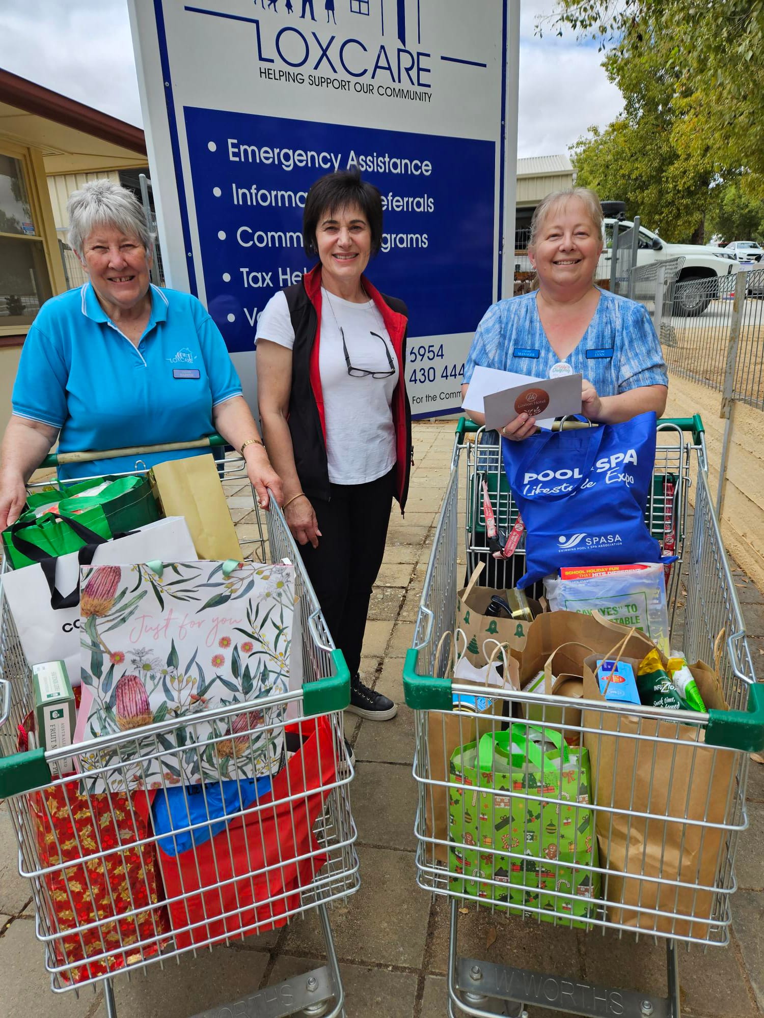 Loxton’s ladies in red meeting supporting Loxcare