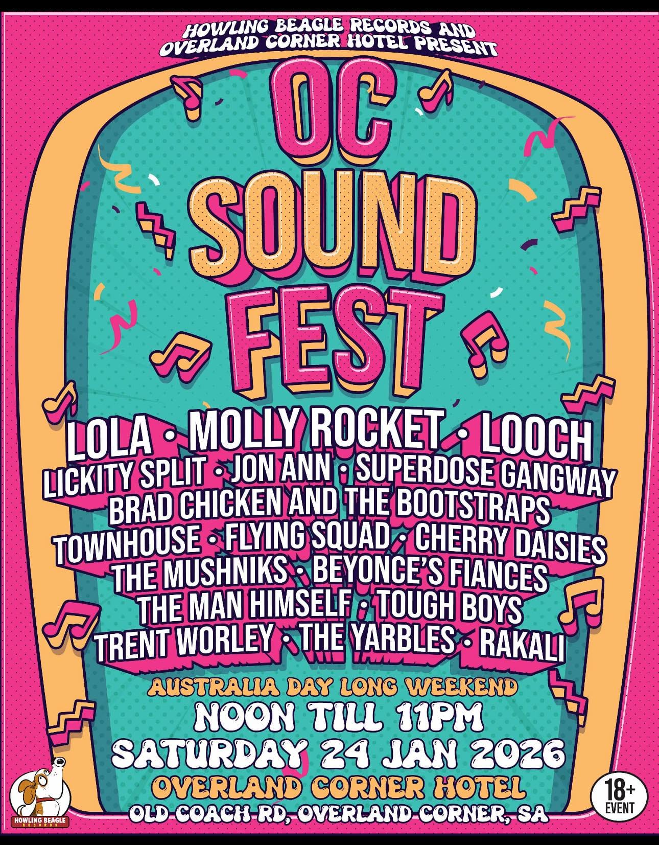 OC Soundfest @ Overland Corner Hotel