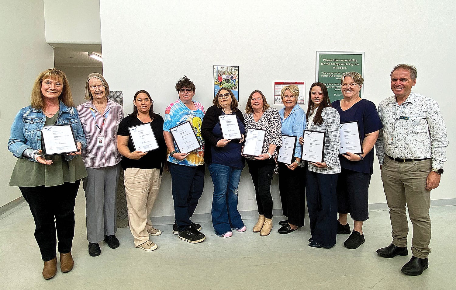 Graduation day for new direct care attendants
