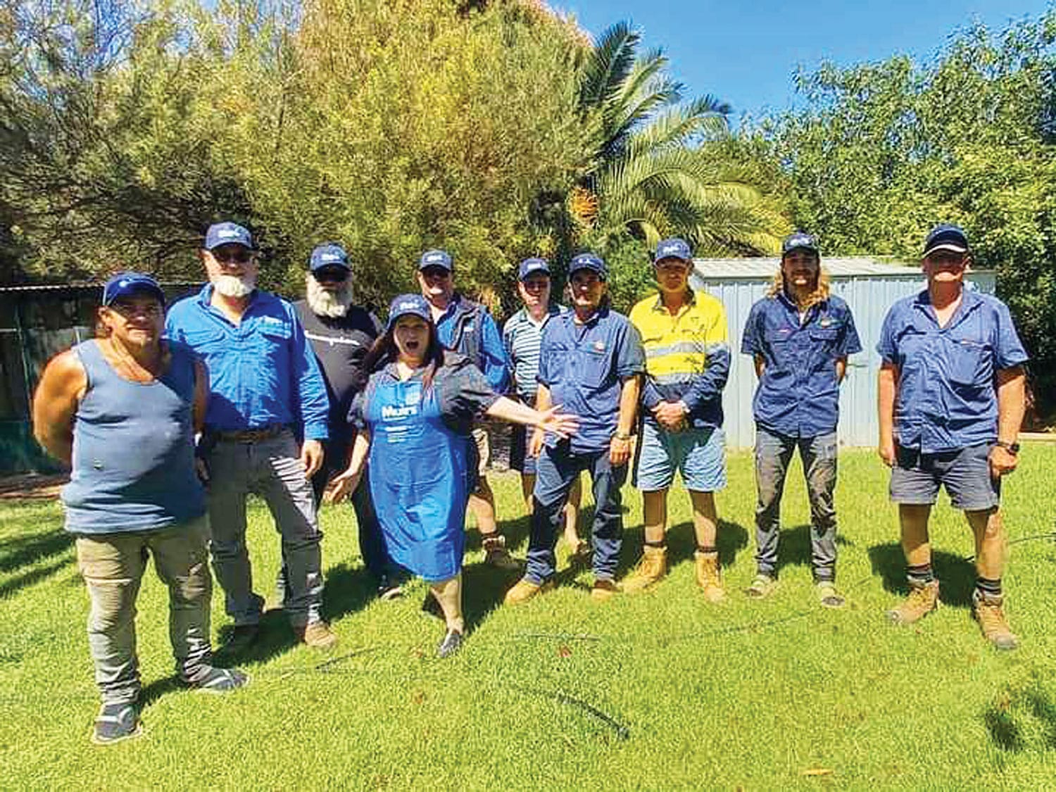 Renmark joining for a farming conversation