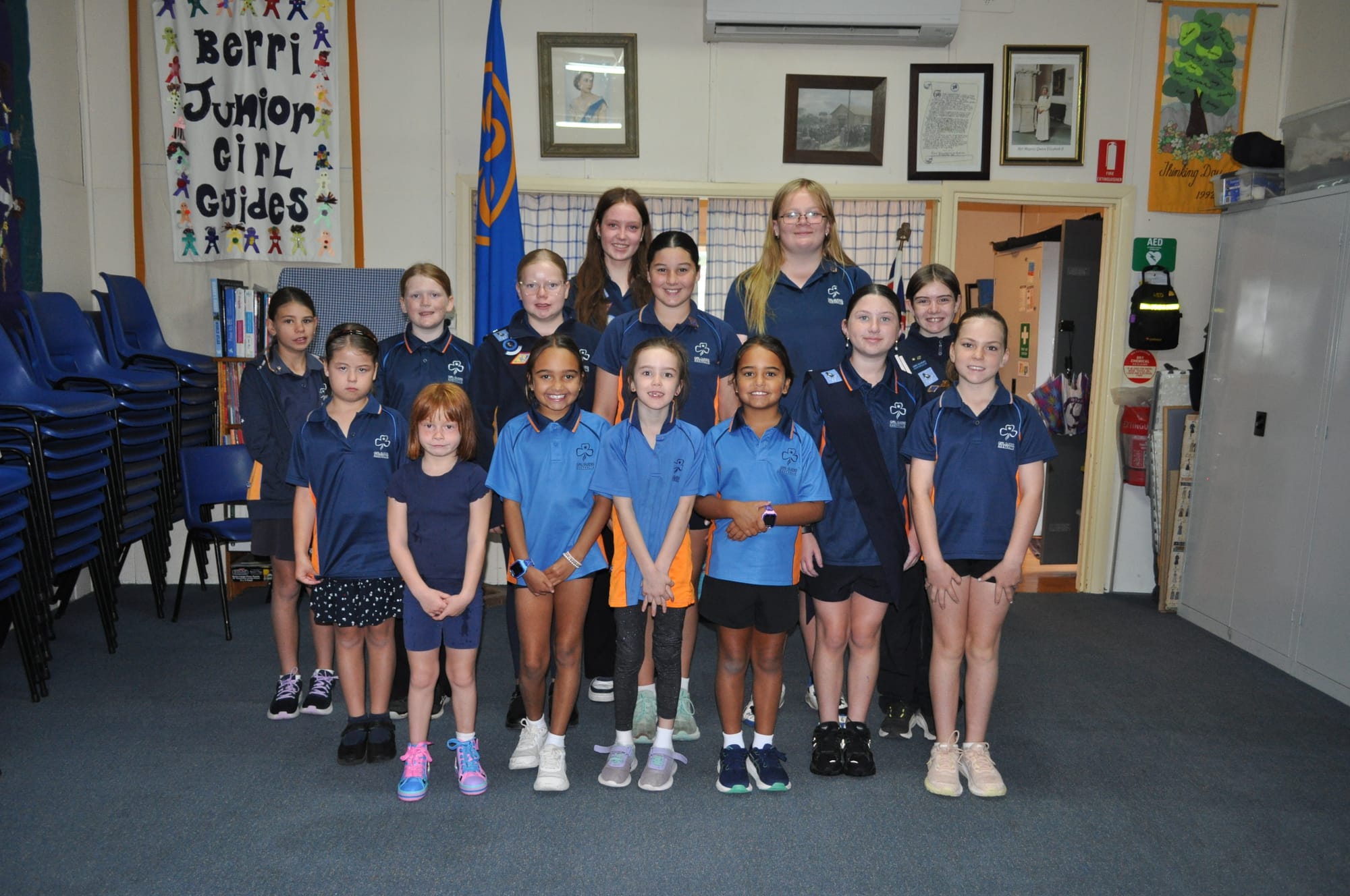 Girl Guides reflecting on friendship