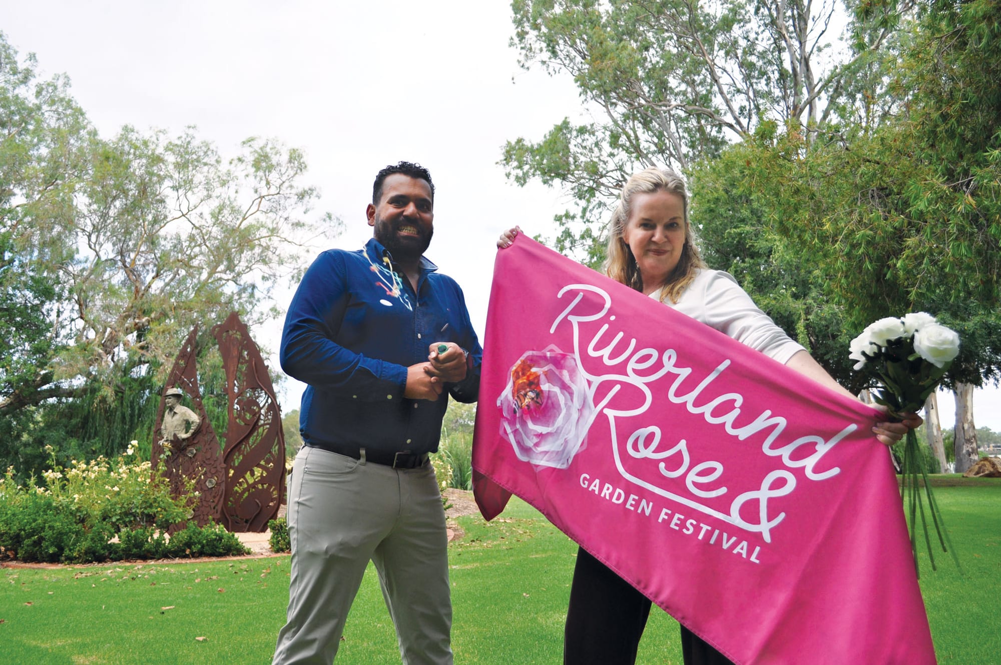 A BUDDING FRIENDSHIP: Harvey Norman becomes major sponsor of rose fest