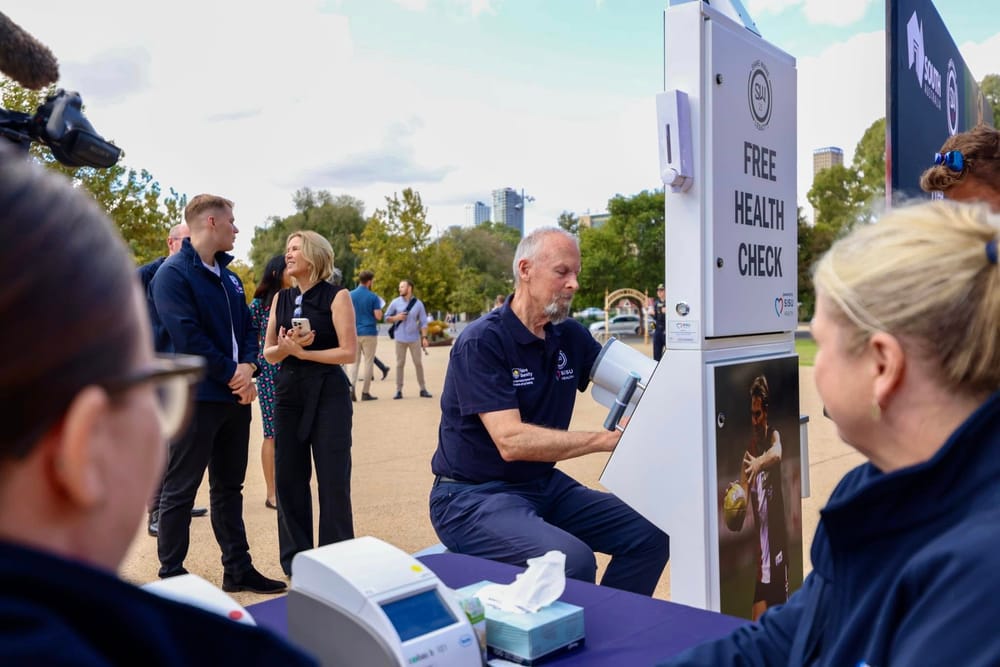Footy fans urged to undergo free health checks at Gather Round post image