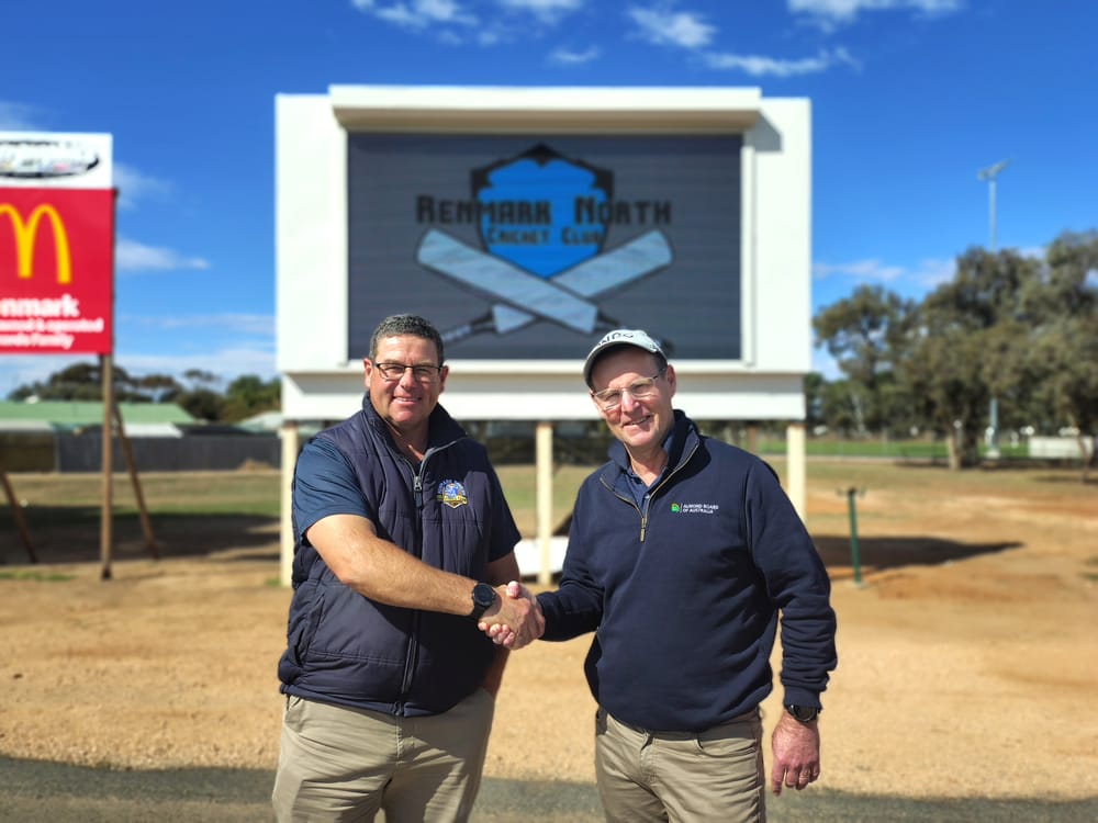 New Renmark scoreboard makes grand final debut post image