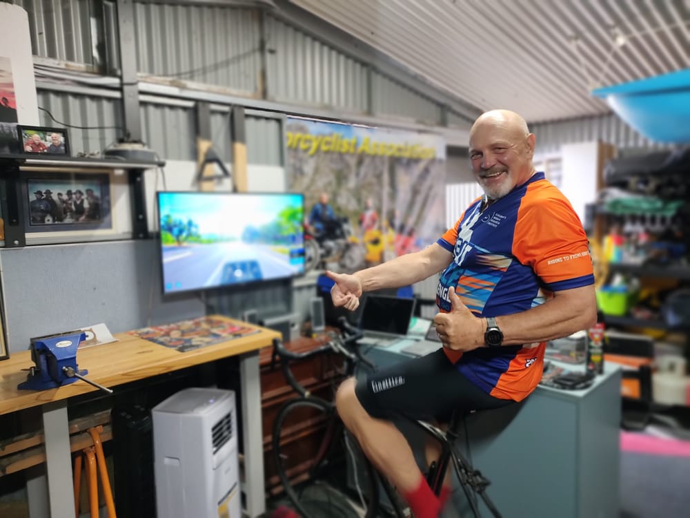 Inspirational John rides for special cause post image