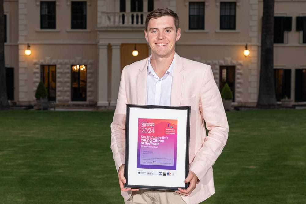 Kylan an ambassador for Australia post image