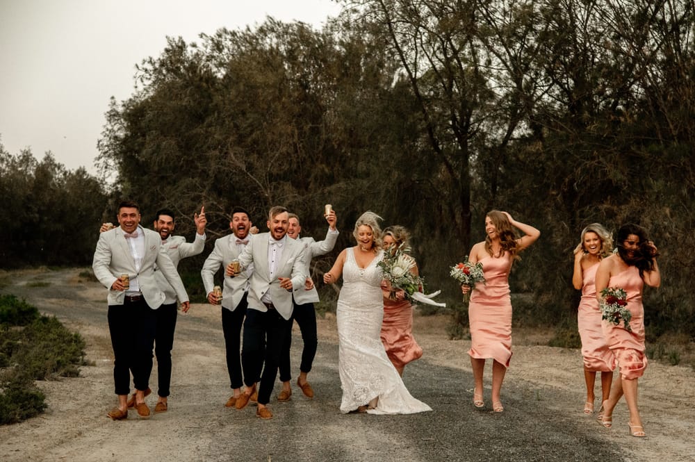 Saying I do come rain, hail or shine post image