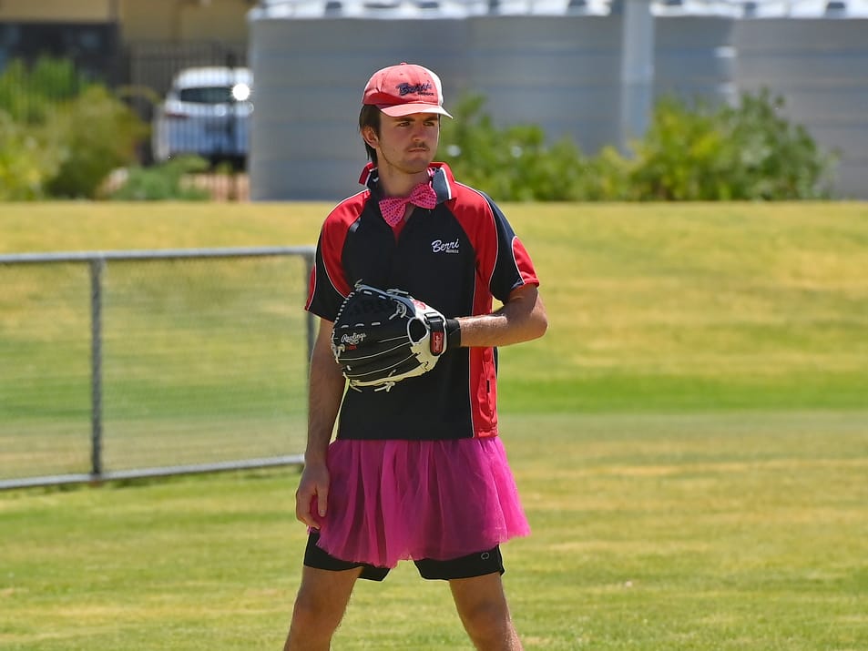 Softball goes pink post image