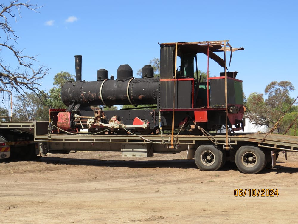 Another steam locomotive for Cobdogla post image