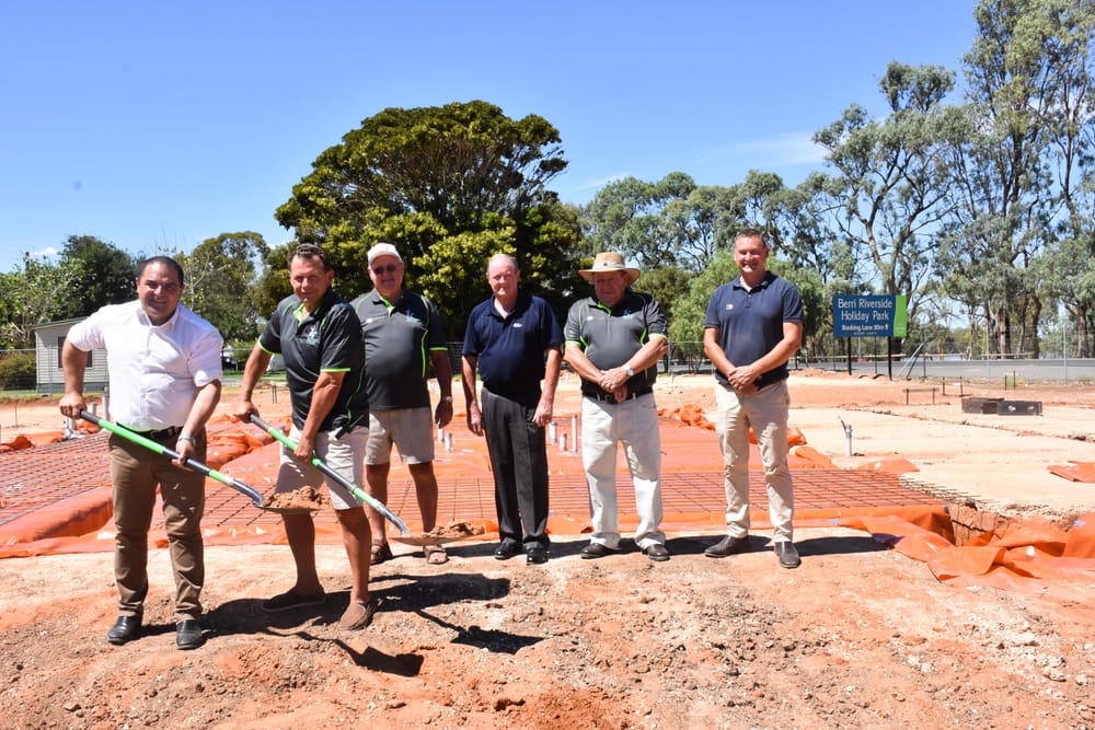 Work starts on Berri caravan park upgrade post image