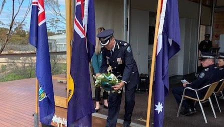 Police service honoured at historic Banrock post image