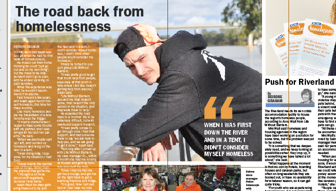 Pioneer journalist up for homelessness award post image