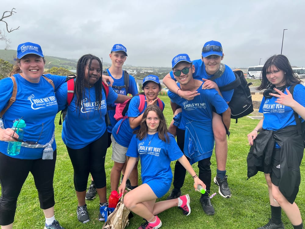 Riverland students walk for a good cause post image