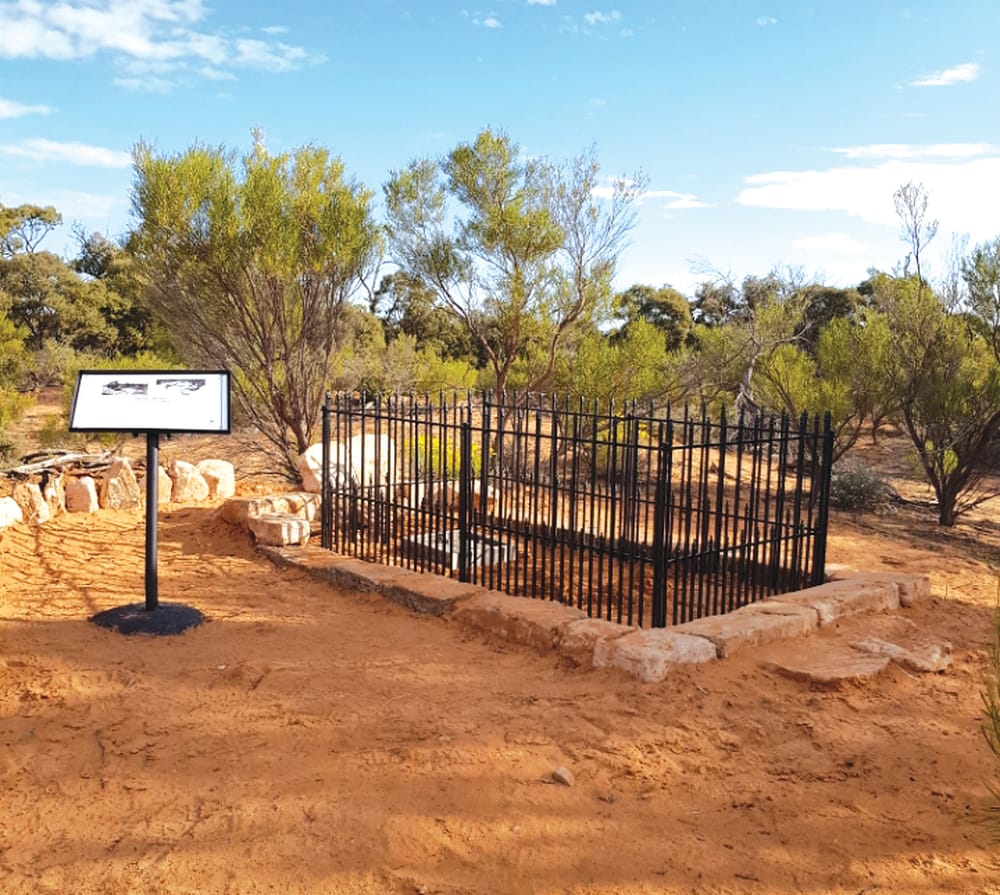 Historic grave finally restored post image
