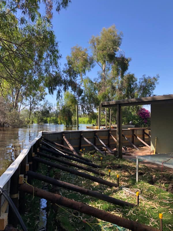 Gurra Gurra family’s flood defence wall post image