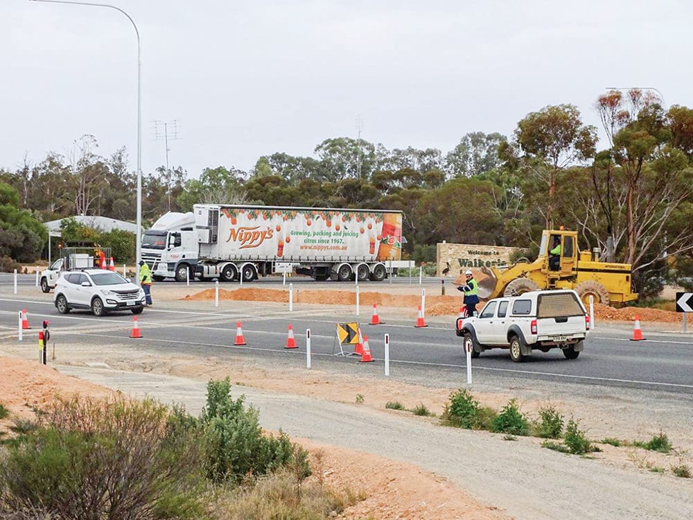 Slow down for roadside workers post image