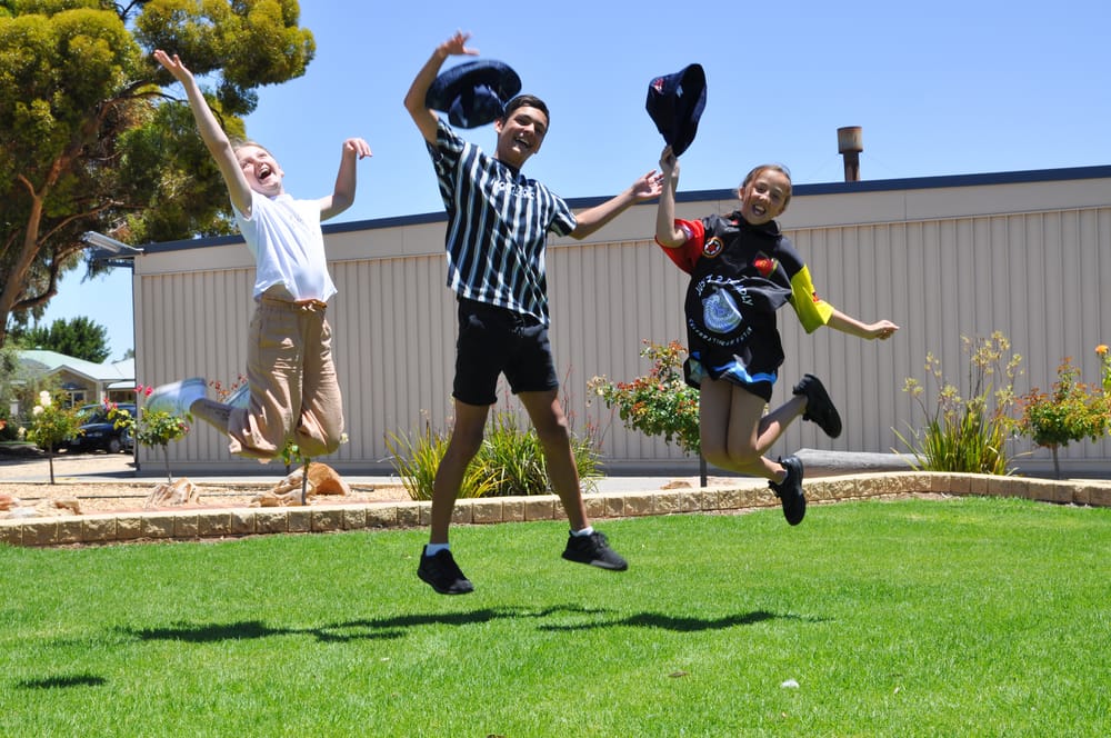 Years 6s jumping into high school post image