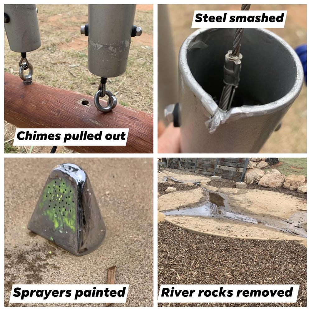 ‘Shocking’ park vandalism post image