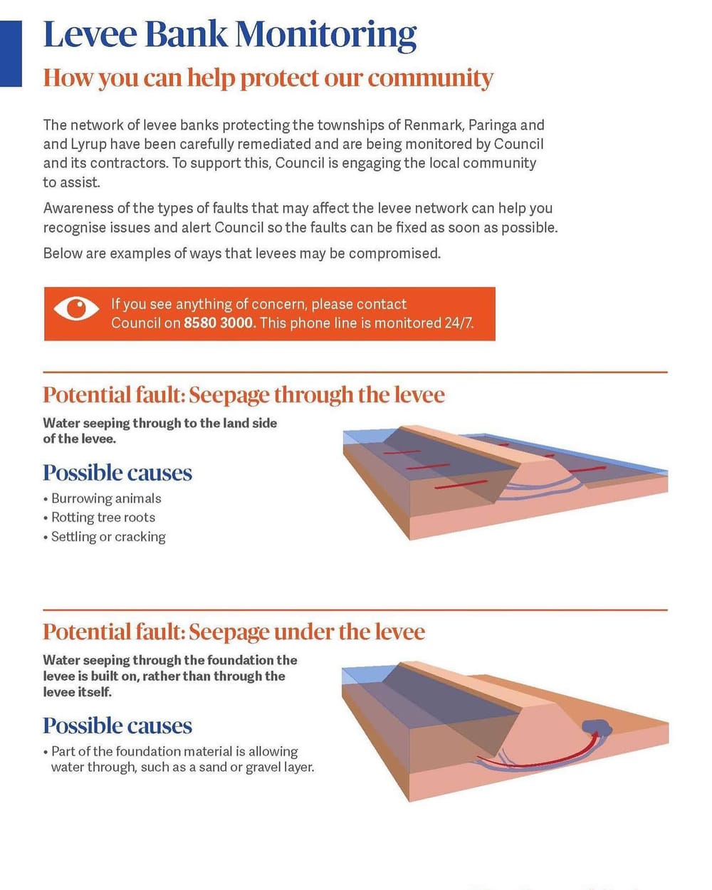 New tool for levee fault reporting post image