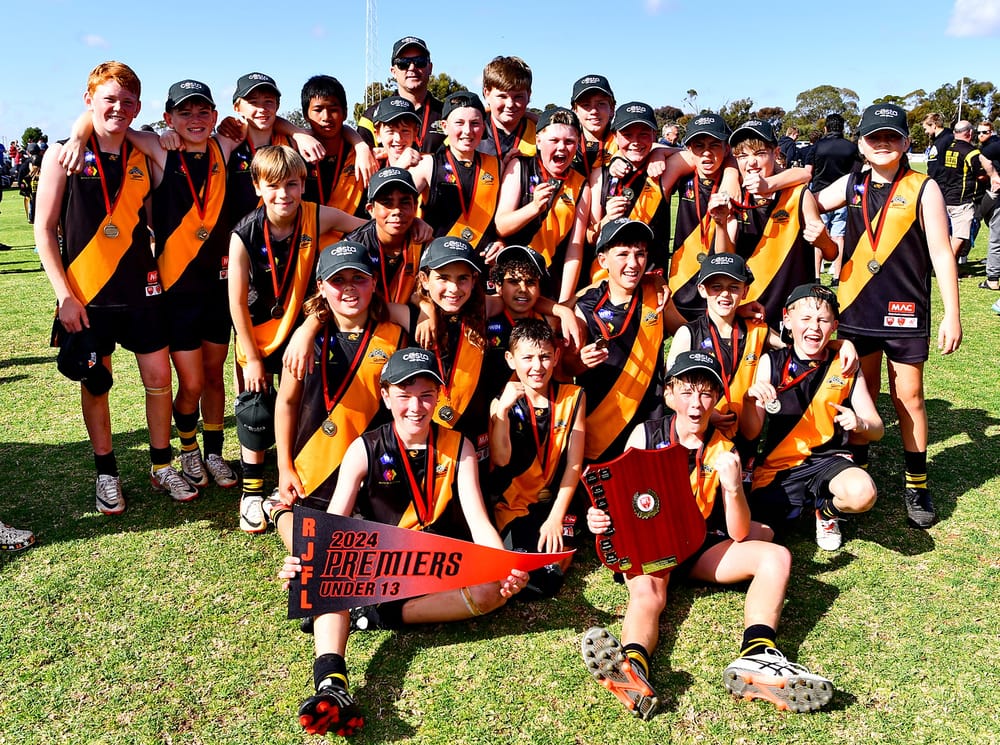 Undefeated Tigers cap off special under 13s season post image
