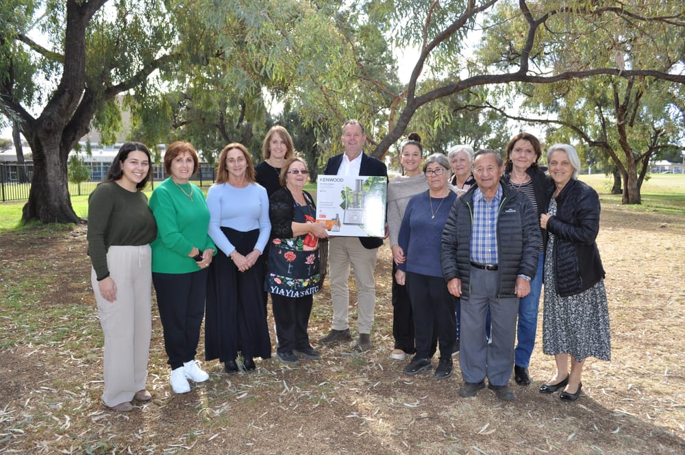 Tim donates to Kosmos Community Kitchen post image