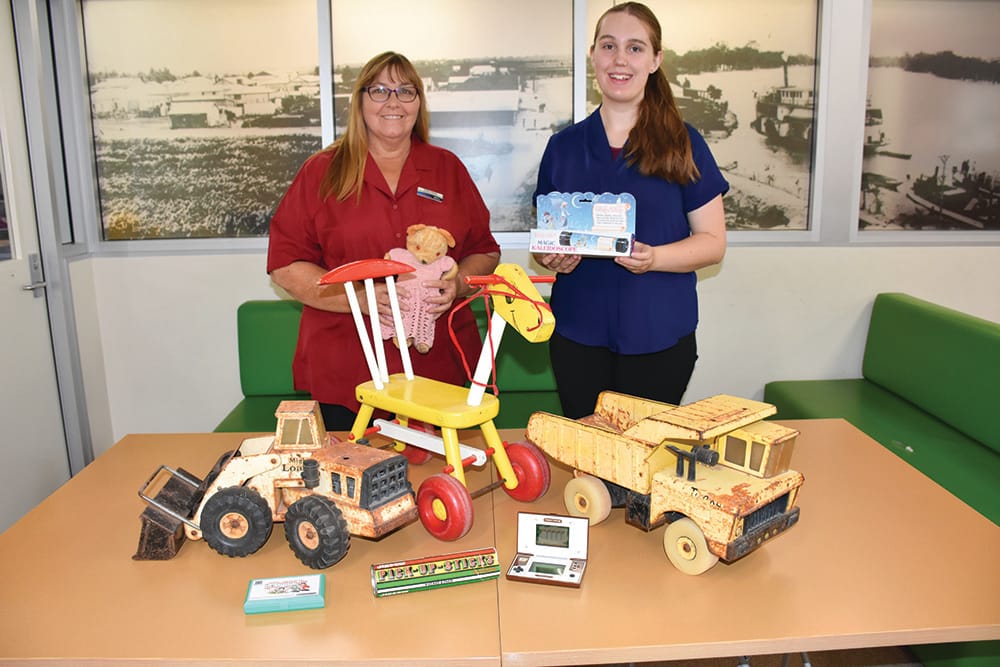 Library’s toy display winds back clock post image