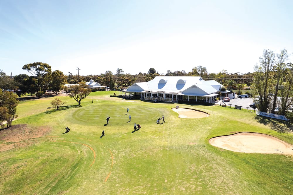 Teeing off for the Berri Open post image