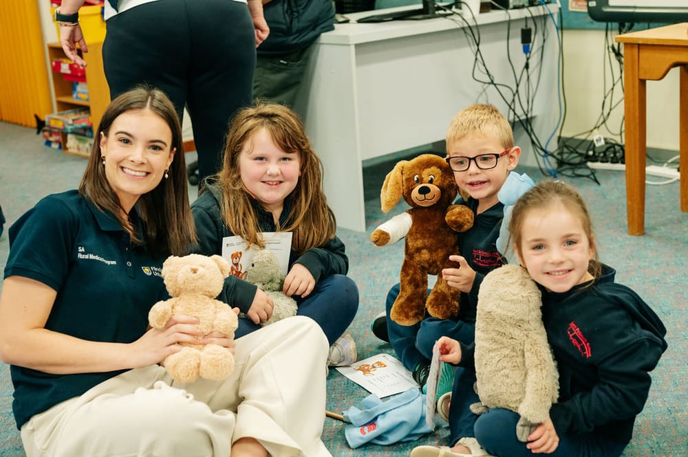 Local teddies get a Flinders check-up post image