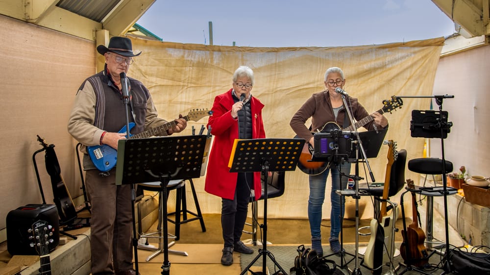Music on the porch raises funds post image