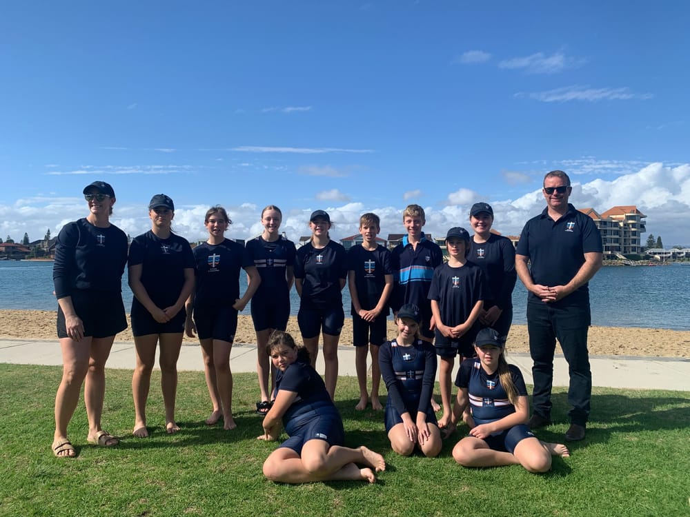 Students and coach revel in rowing regatta post image