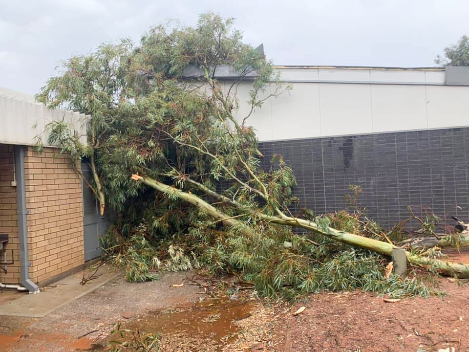 School’s storm damage post image