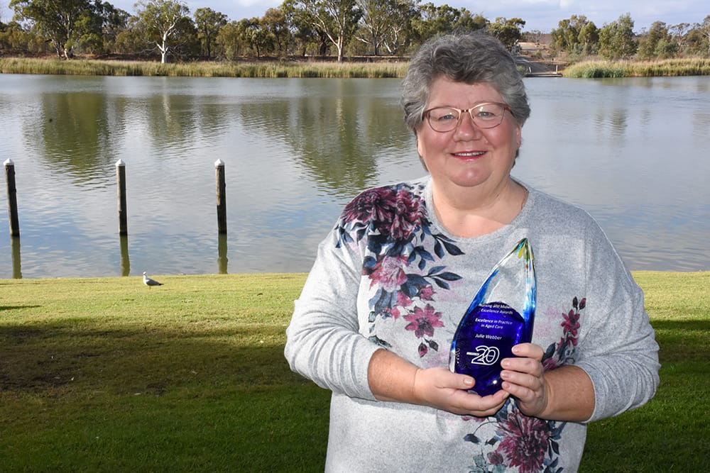 Julie’s reward for aged care excellence post image