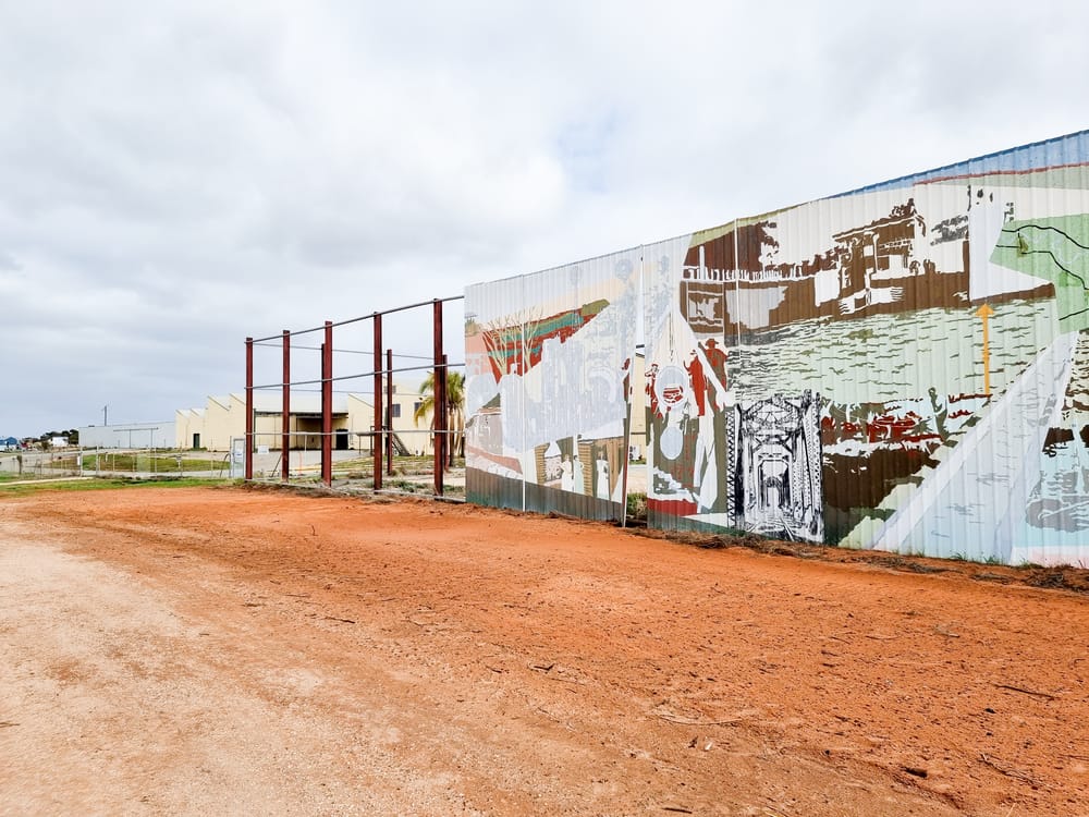 Berri cannery mural going... post image