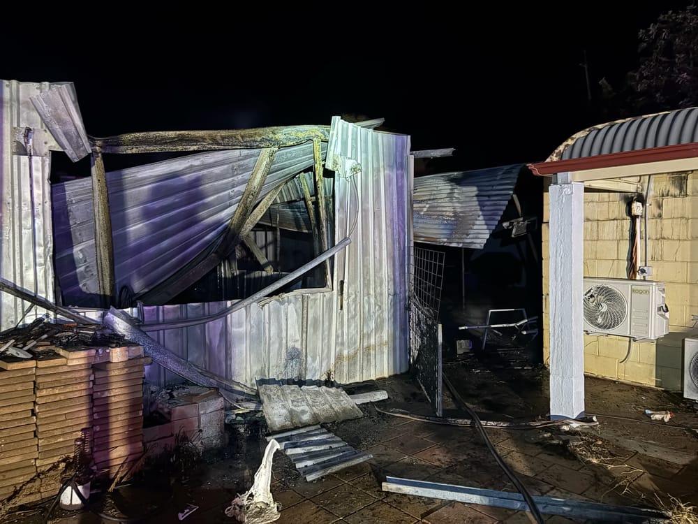 $200K damage from structure fire at Morgan property post image