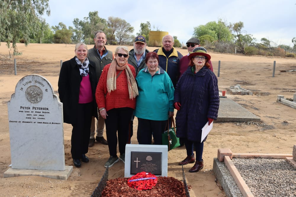 Tim helps honour Albert’s legacy post image