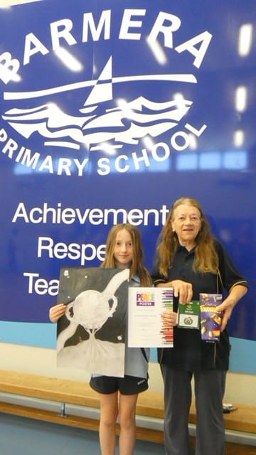 Local students create global peace post image