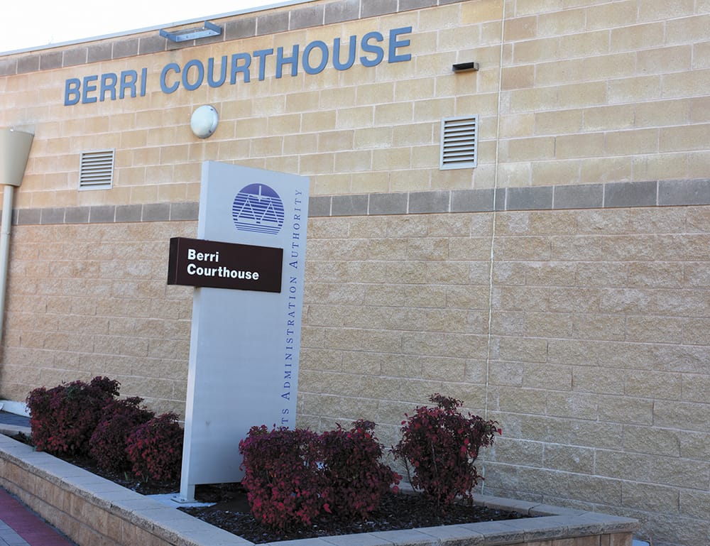 Berri Courthouse beefs up security as point-of-entry searches introduced... SAFETY FIRST post image