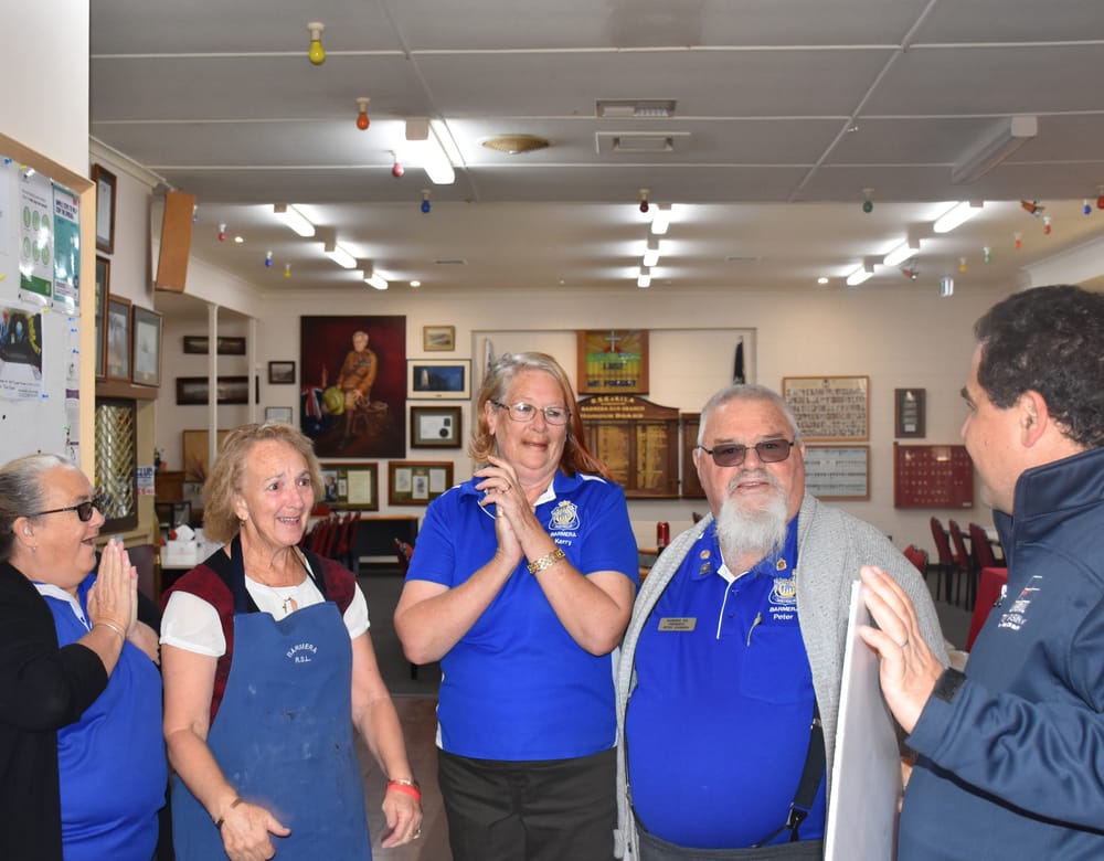 RSL members delighted with kitchen cash post image