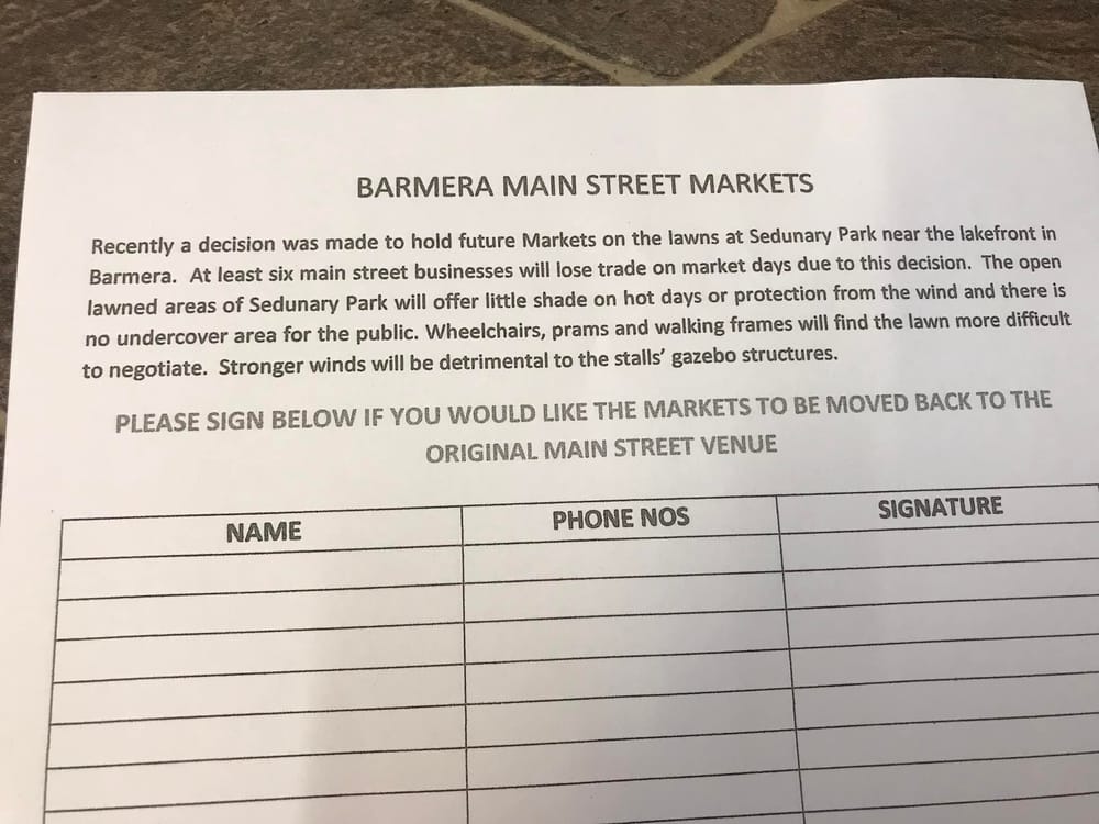 Businesses say don’t move the markets post image