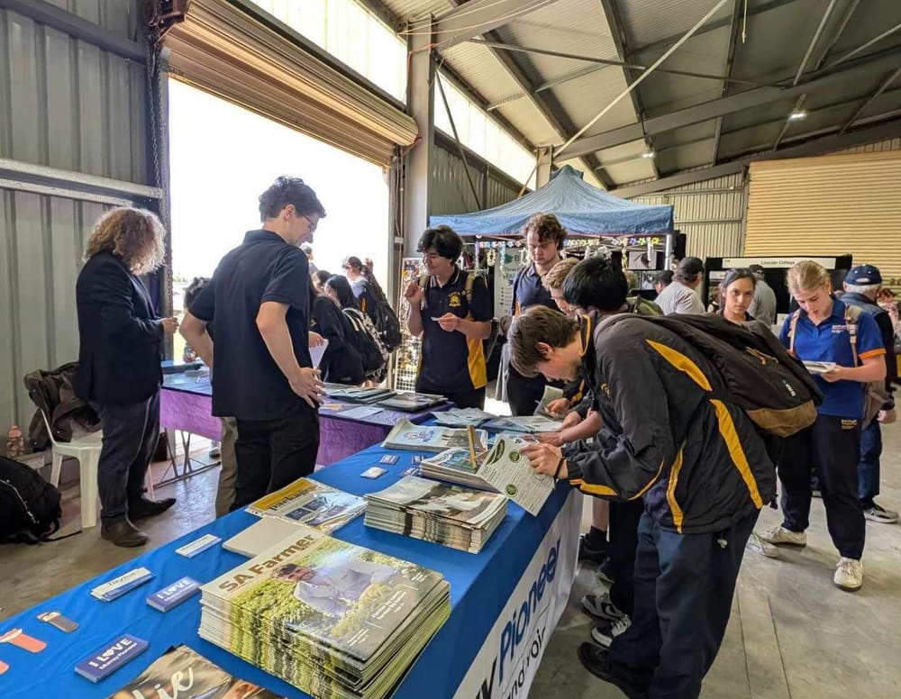 Riverland students seeking career information with The Murray Pioneer post image