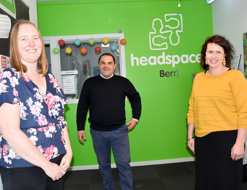 FUNDING BOOST: headspace Berri receives over $400,000 in Federal Government grants post image