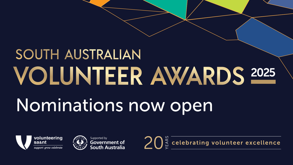 Nominations now open for annual SA volunteer awards post image