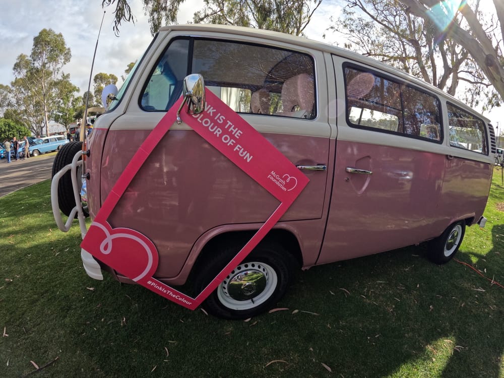 Breast Cancer awareness touring in a Kombi post image