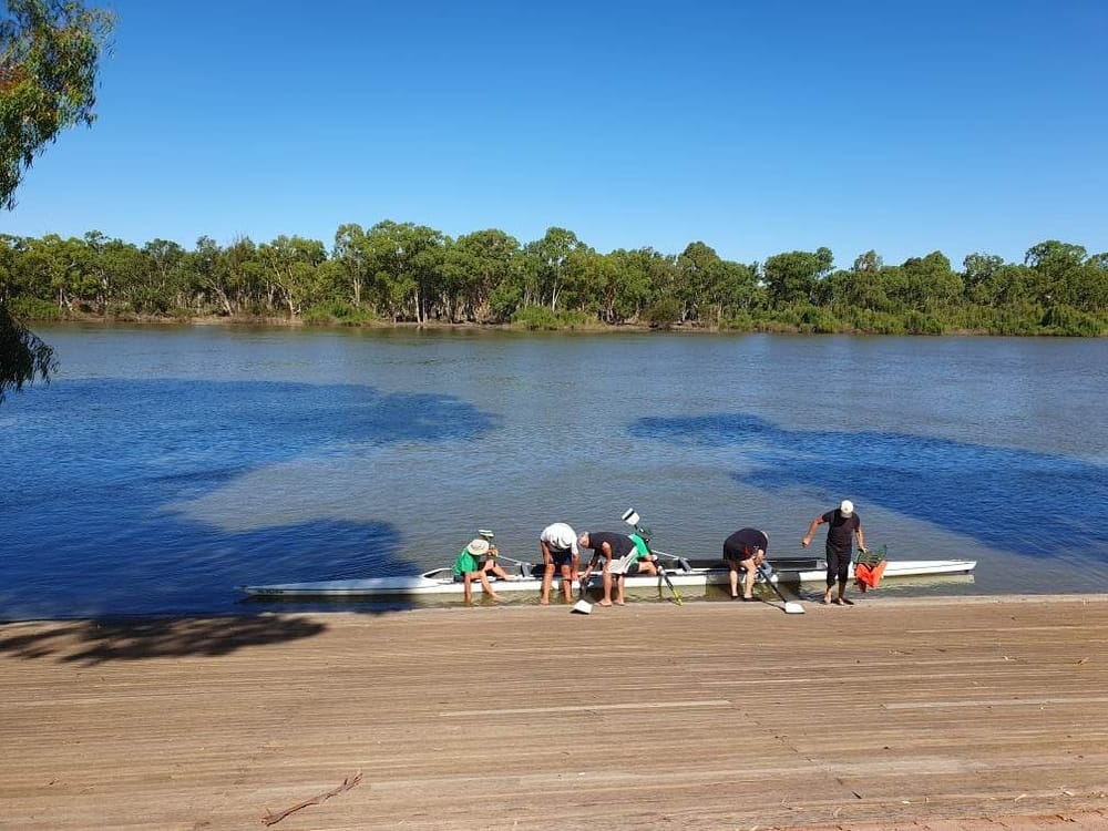 Oars in action post image