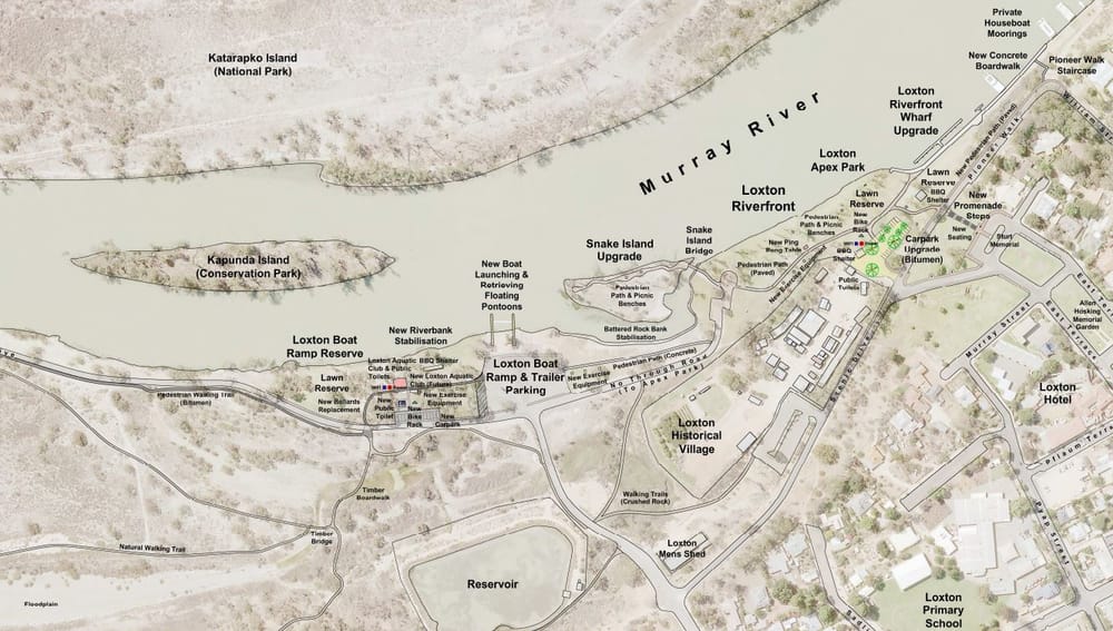Council seeks input on Loxton river front post image