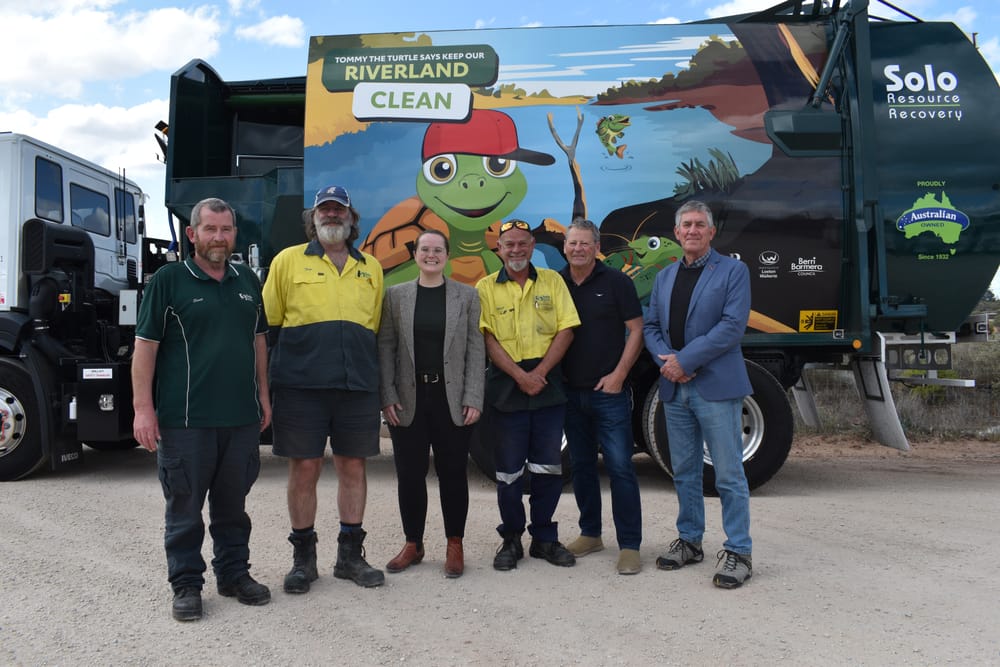 Riverland art on new waste trucks post image