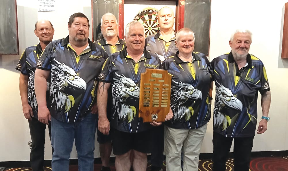 Eagles claim fifth straight darts title post image