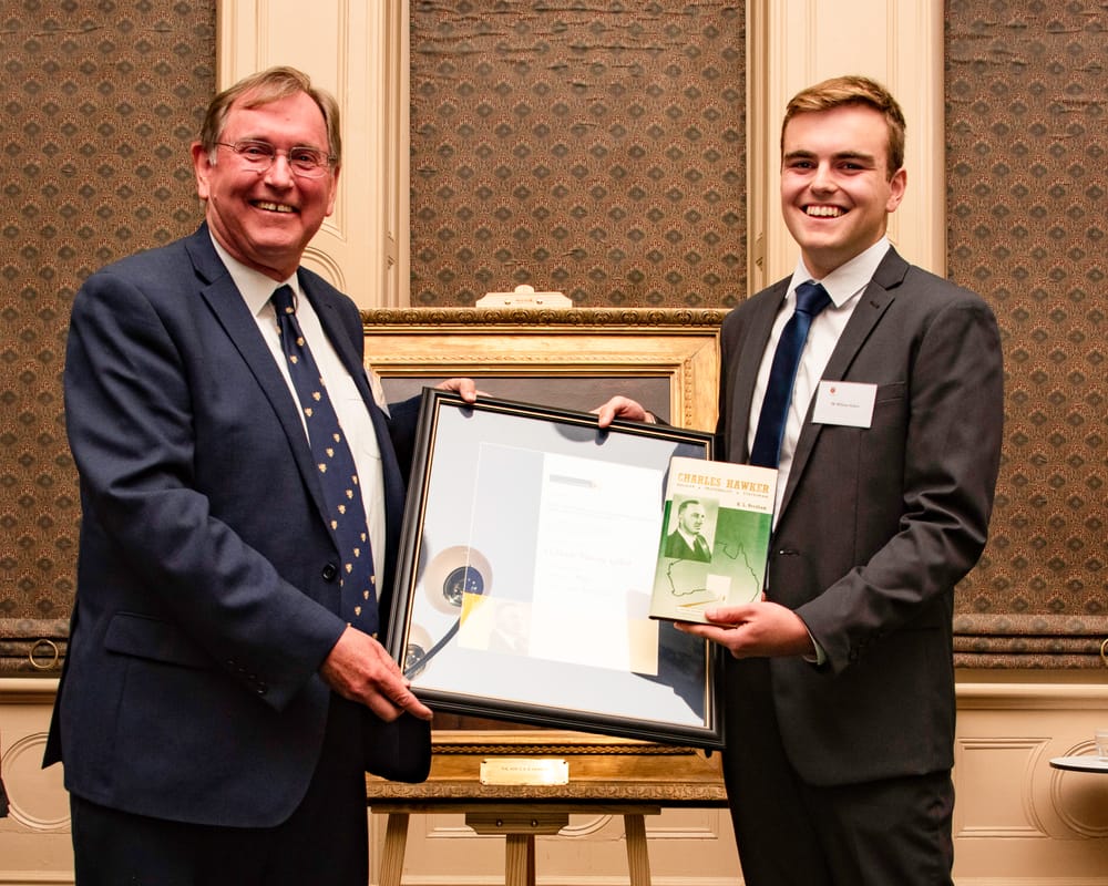 William's work recgonised with prestigious scholarship post image