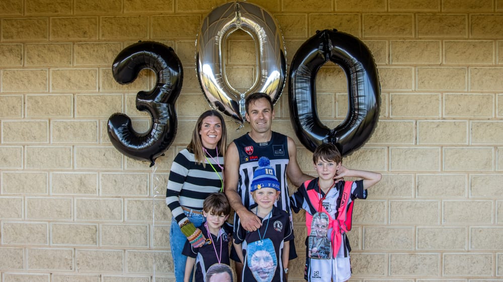 Waikerie footy club stalwart marks 300-game milestone post image