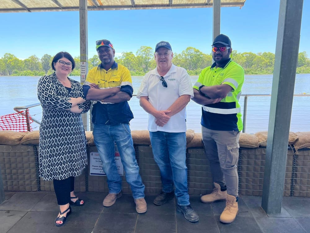 Minister thanks Pacific Island levee builders post image